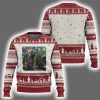 Starry Night Raccoon Ugly Christmas Sweater