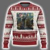 Starry Night Raccoon Ugly Christmas Sweater 2