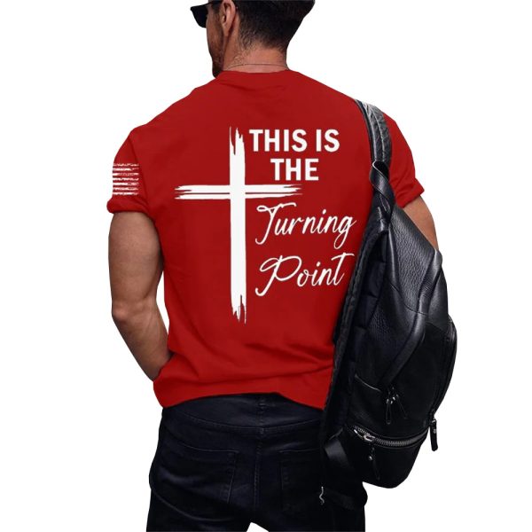 TPUSA Charlie Kirk This Is Turning Point Trump Commemorative Red Shirt