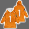 Tennessee 1 Football Unisex Blanket Hoodie