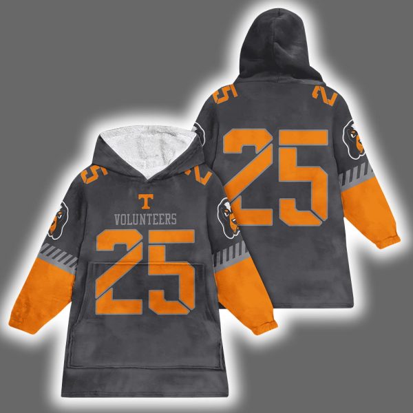 Tennessee 25 Football Unisex Blanket Hoodie
