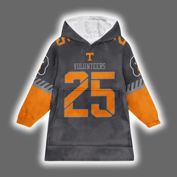 Tennessee 25 Football Unisex Blanket Hoodie 2