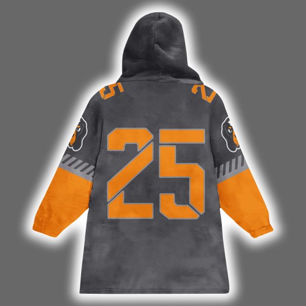 Tennessee 25 Football Unisex Blanket Hoodie 3