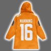 Tennessee Peyton Manning 16 Football Unisex Blanket Hoodie 3