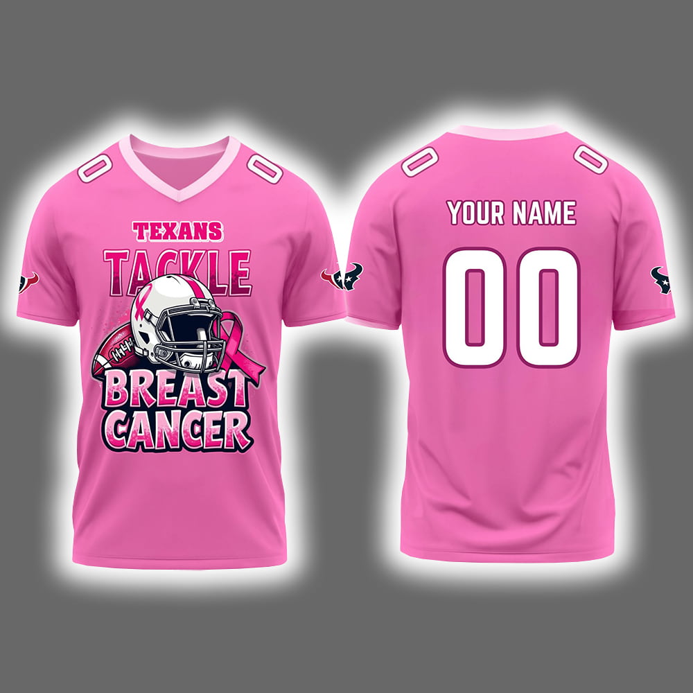 Texans 2025 Tackle Breast Cancer Jersey Texans 2025 Tackle Breast Cancer Jersey