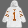 Texas 1 Football Unisex Blanket Hoodie 3