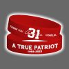 Thank You Charlie Kirk A True Patriot Wristband