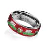 The Grnch x Christmas Silver Tungsten Ring 2