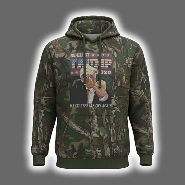 Thomas Jacob Sanford Re elect Trump 2020 Camouflage Shirt