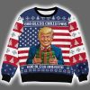 Trump God Bless Christmas God Bless America Christmas Ugly Christmas Sweater