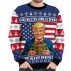 Trump God Bless Christmas God Bless America Christmas Ugly Christmas Sweater 2