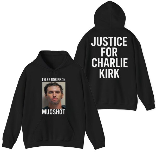 Tyler Robinson Mugshot Shirt Justice For Charlie Kirk Shirt 2