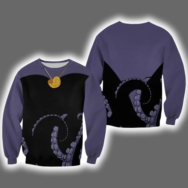 Ursula Villain Octopus Halloween Costume Shirt 2