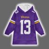 Vikings Felton 13 Football Unisex Blanket Hoodie 2