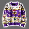 Vikings They Not Like Us Ugly Christmas Sweater 2