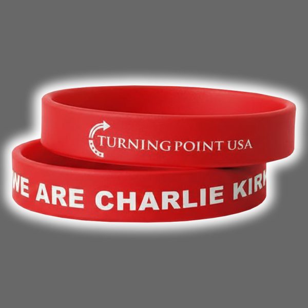 We Are Charlie Kirk Turning Point USA Wristband