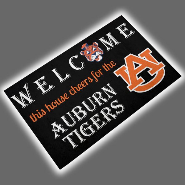 Welcome This House Cheer for Auburn Doormat 2