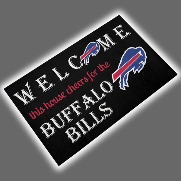 Welcome This House Cheer for Bills Doormat 2
