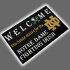 Welcome This House Cheer for Notre Dame Doormat 2