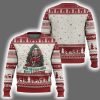 When You're Dead Inside But It's Christmas Chillin Skeleton Ugly Christmas Sweater