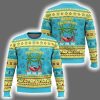 Xmas In Hawaii Meowy Kalikimaka Cat Chillin' Ho Ho Ho Palm Tree Ugly Christmas Sweater