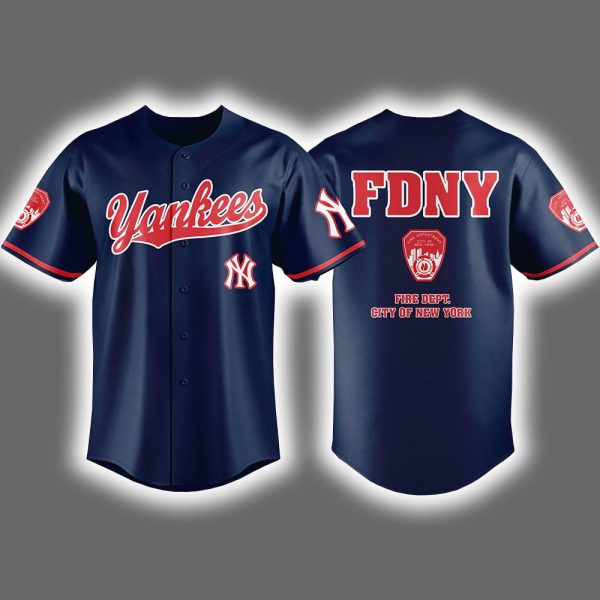Yankees Never Forget FDNY 2025 Jersey