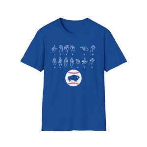 Bisons Let's Go Buffalo ASL Language Shirt