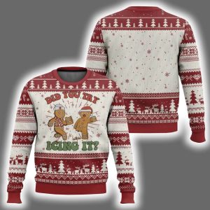 Nurse Did You Try Icing It Ugly Christmas Sweater