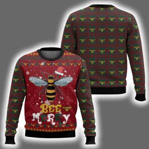 Bee Merry Ugly Christmas Sweater