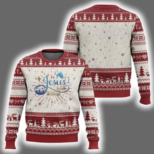 Jesus Is The Reason For The Season Ugly Christmas Sweater