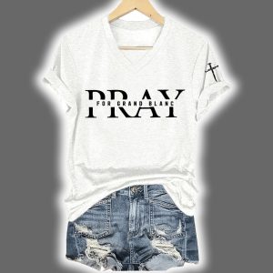 Pray For Grand Blanc Michigan Shirt