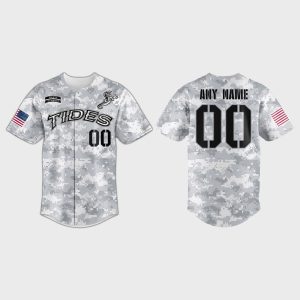 2025 Norfolk Tides Military Appreciation Night Camo Jersey