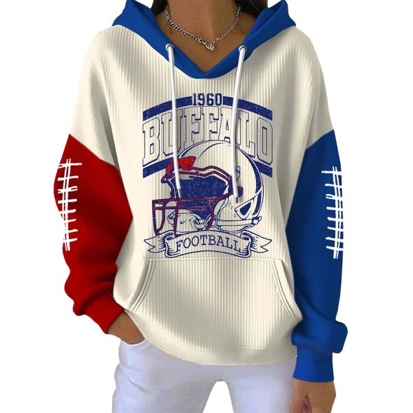 1960 Buffalo Football Pit Striped Hoodie