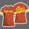 1995 Montana Grizzlies Throwbacks Uniform Shirt