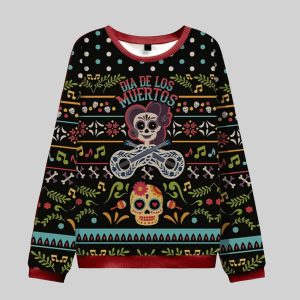 Dia De Los Muertos Ugly Christmas Sweater