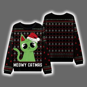 Meowy Catmas Ugly Christmas Sweater