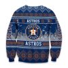 2025 Astros Skyline Ugly Christmas Sweater