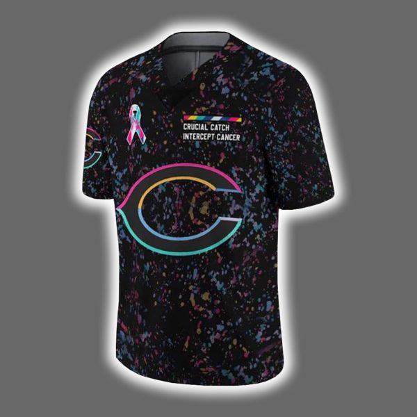 2025 Bears Crucial Catch Intercept Cancer Jersey 2