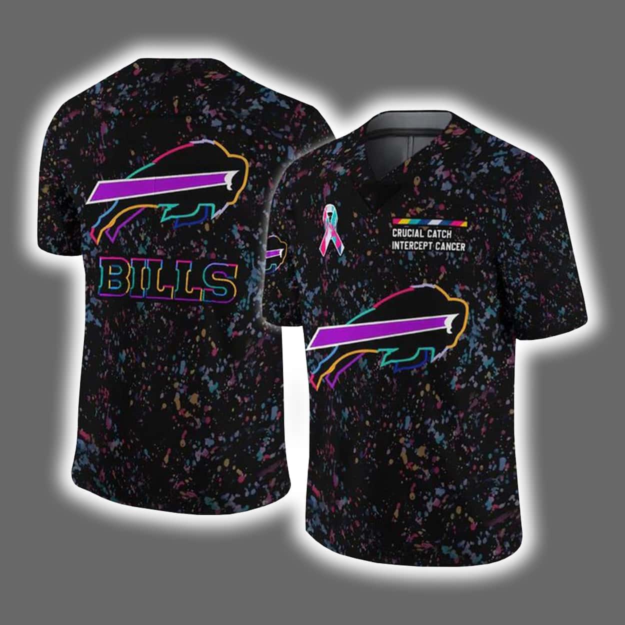 2025 Bills Crucial Catch Intercept Cancer Jersey 2025 Bills Crucial Catch Intercept Cancer Jersey