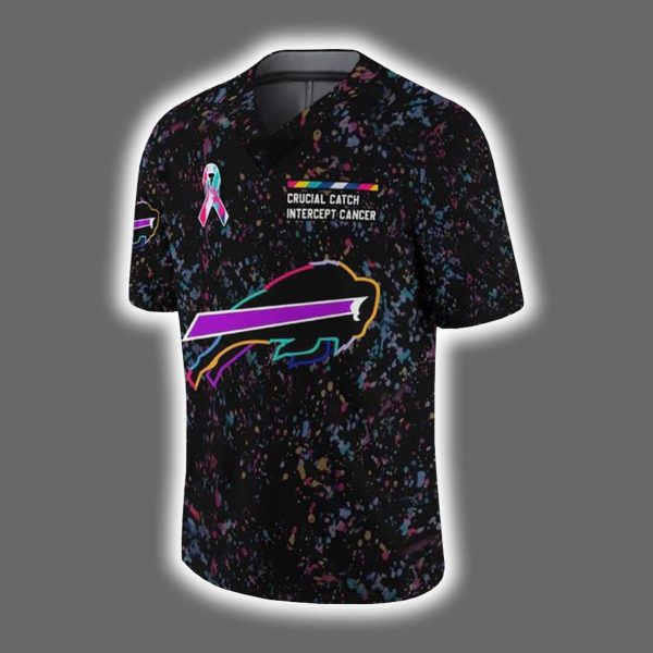 2025 Bills Crucial Catch Intercept Cancer Jersey 2