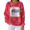 2025 Bills Splatter Pattern Pit Striped Sweatshirt 2