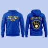 2025 Brice Turang Brewers Jesus Won Hoodie