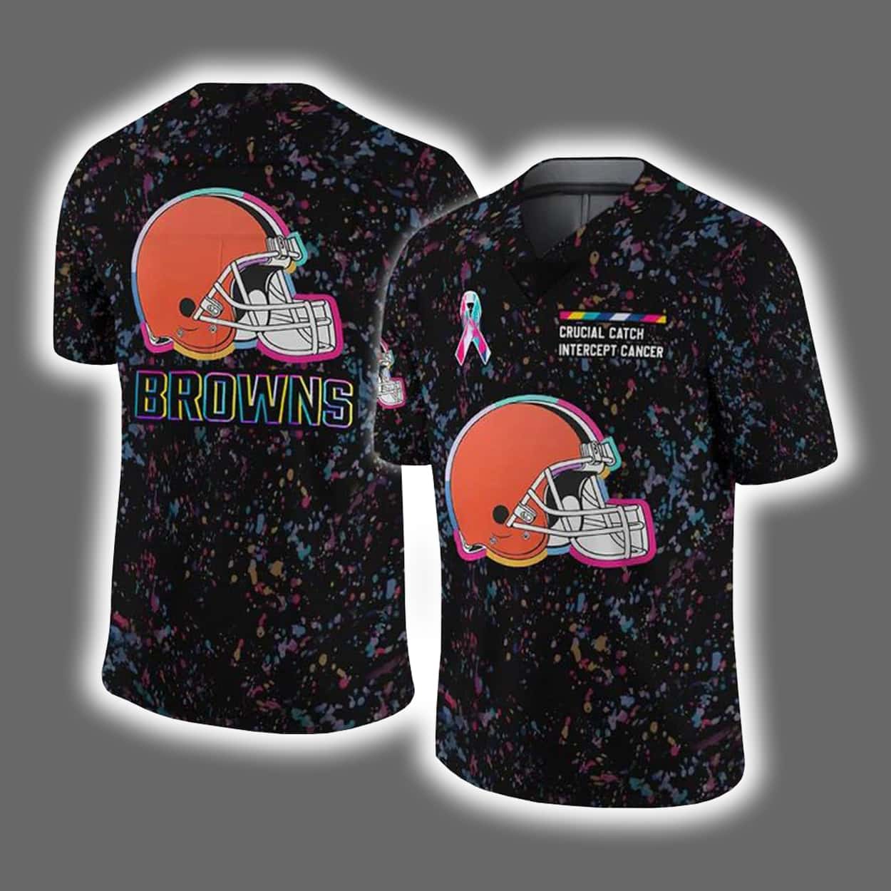 2025 Browns Crucial Catch Intercept Cancer Jersey 2025 Browns Crucial Catch Intercept Cancer Jersey