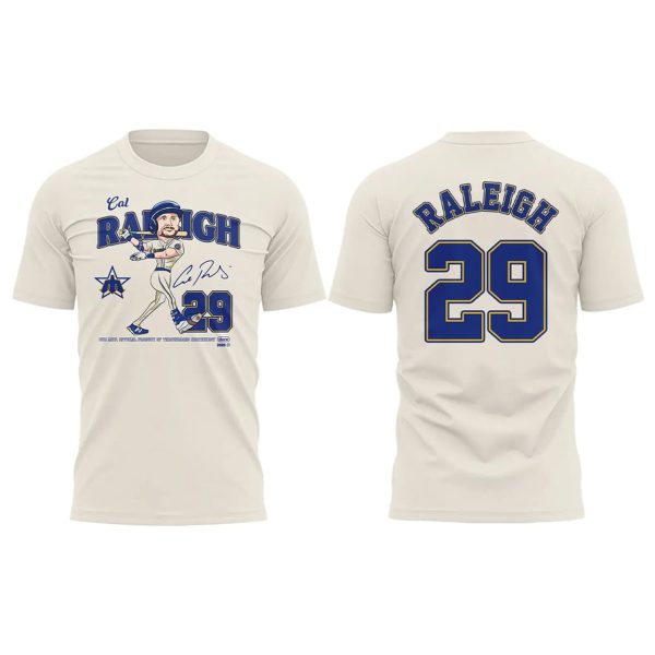 2025 Cal Raleigh MVP Mariners Two-Sided Shirt