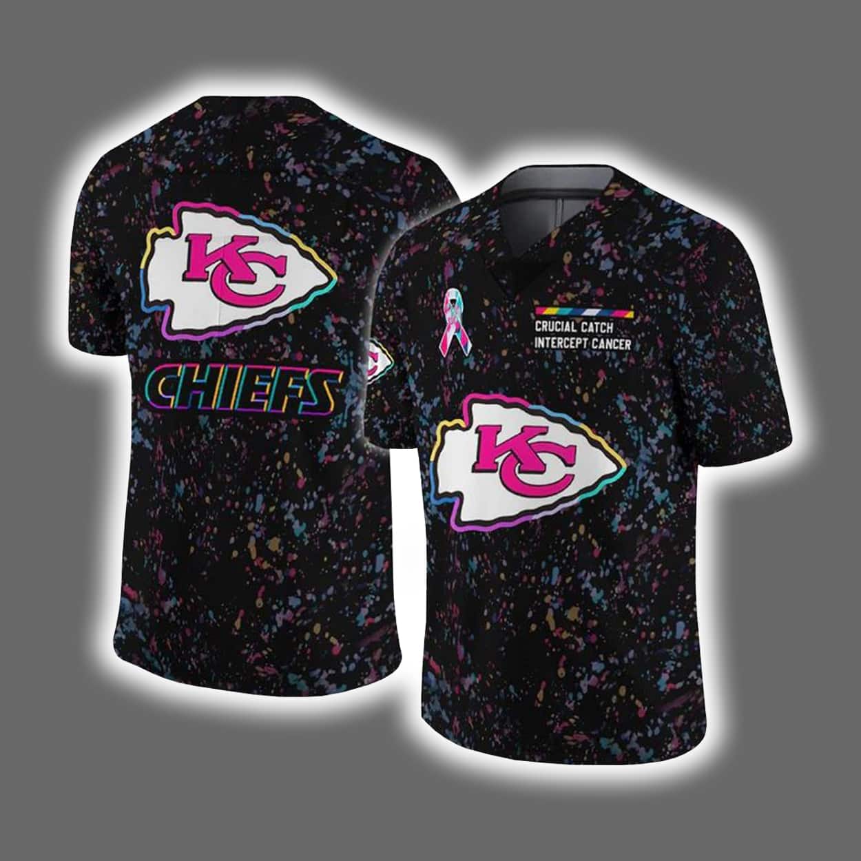 2025 Chiefs Crucial Catch Intercept Cancer Jersey 2025 Chiefs Crucial Catch Intercept Cancer Jersey