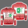 2025 Christmas Ohh This Calls For A Spreadsheet Ugly Christmas Sweater