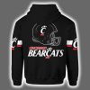 2025 Cincinnati Football Black Pullover Hoodie 3