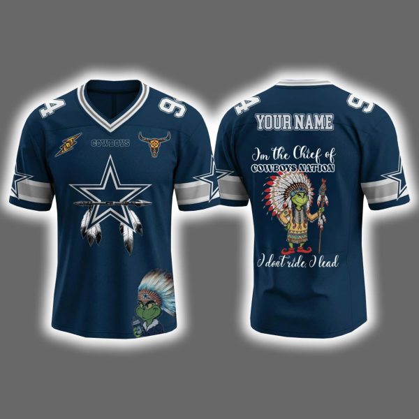 2025 Cowboys Grnch Native American Personalized Jersey