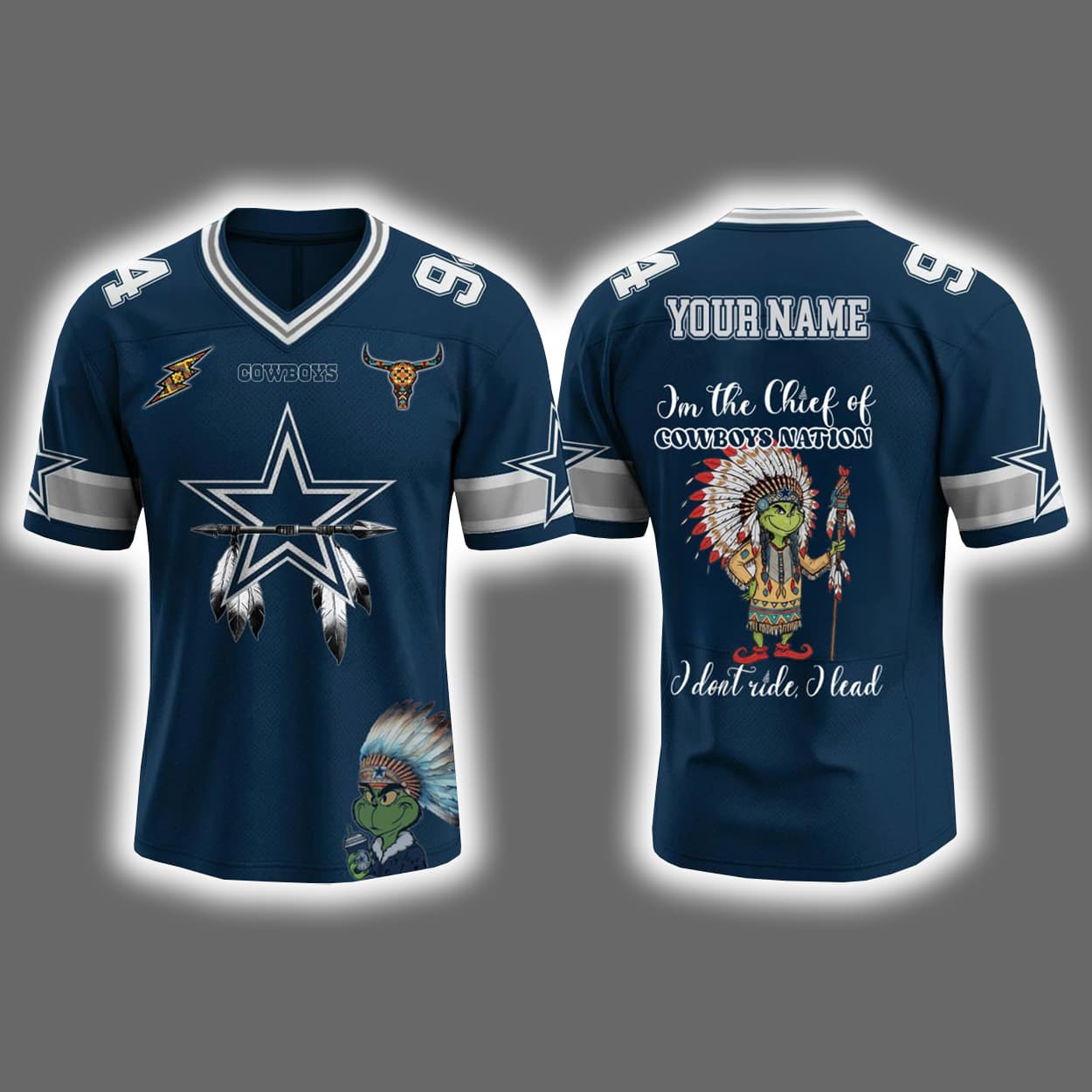 2025 Cowboys Grnch Native American Personalized Jersey 2025 Cowboys Grnch Native American Personalized Jersey