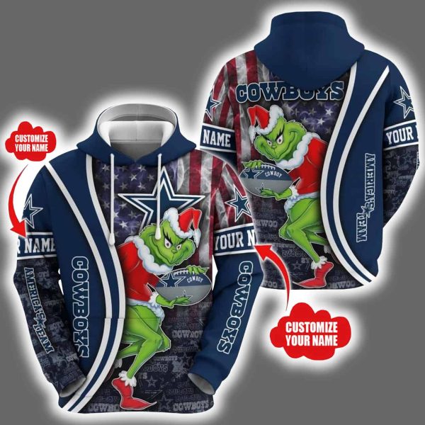 2025 Cowboys x Merry Grnchmas American Team Hoodie